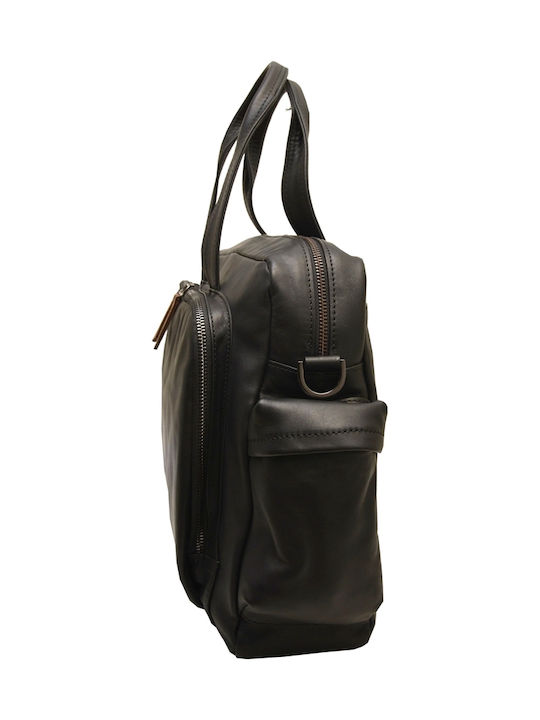 Leather 100 Leather Bag Code 05-bag-1140-1 Black