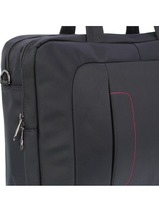 Professional Shoulder Handbag Annie Leather 43*31*11 Black Fabric Tsa.101.02.01.134 2726