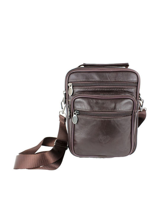 Herren Tasche Krempbar & Handgehalten Leder Braun Tsa.103.02.005 Annie307