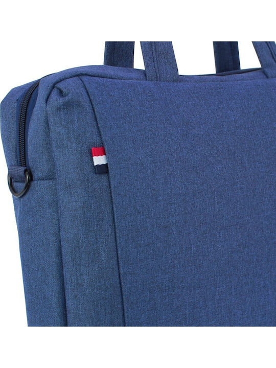 Professional Shoulder Hand Bag Annie Leather 45*32*7 Blue Fabric Tsa.101.02.01.129 T095 Professional Shoulder Hand Bag Annie Leather 45*32*7 Blue Fabric Tsa.101.02.01.129 T095