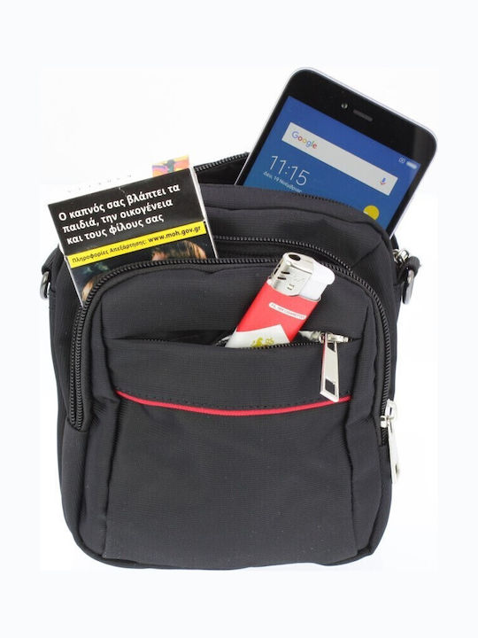 Men's Hanging & Belt Bag Anti-Shock Ormi Black Tsa.101.03.02.115 221