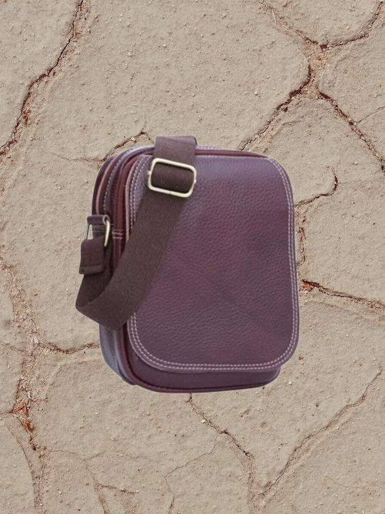 3117 Geantă Crossbody Din Piele Pentru Bărbați