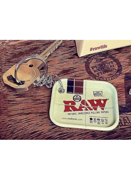 Raw Keychain Miniature Tray Μεταλλικό Μπρελόκ 4.5x3.5cm