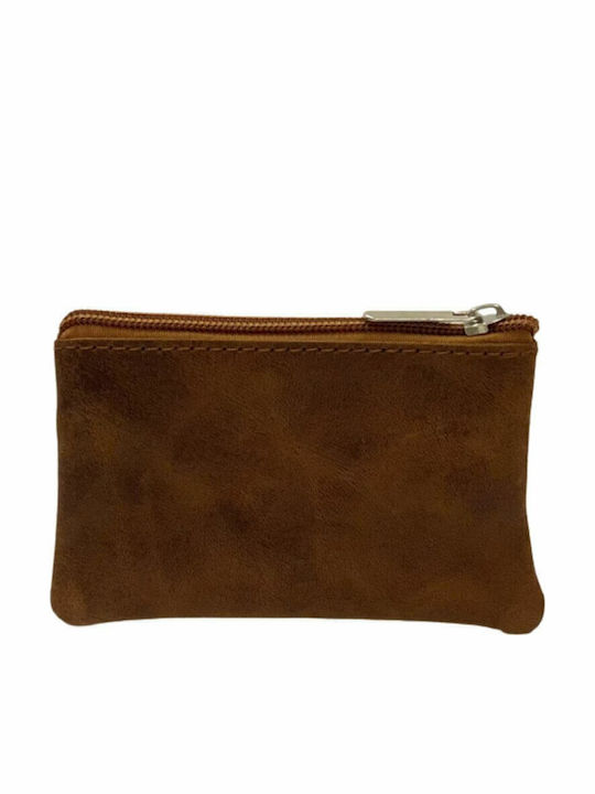 Key Holder Genuine Leather Exceptional Quality Greek Made Tabac Brown