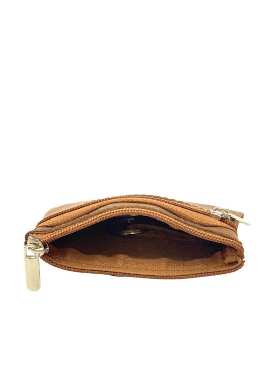 Key Holder Genuine Leather Exceptional Quality Greek Made Tabac Brown