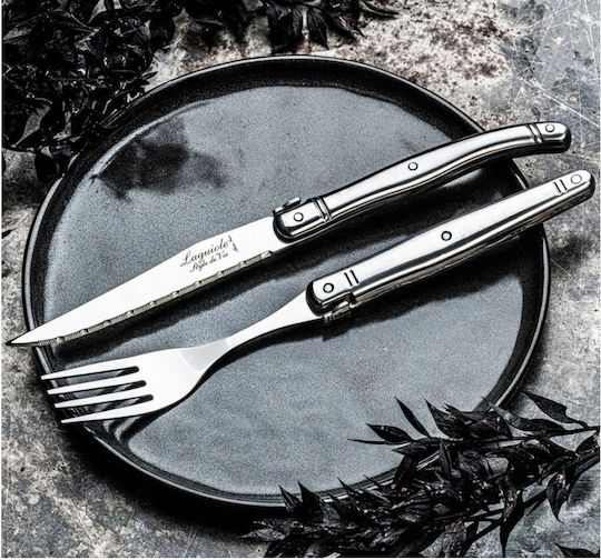 Laguiole Messer Steak aus rostfreiem Stahl 6Stück