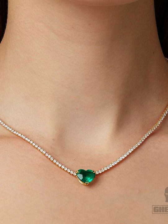 Ghetto Necklace Choker with design Heart