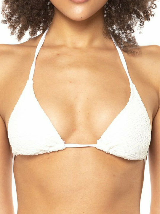 Triangle Bikini Top Wendy White