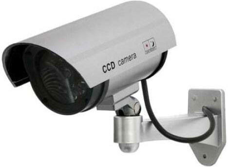 Dummy Surveillance Camera Powered By 2 X Aa Abs