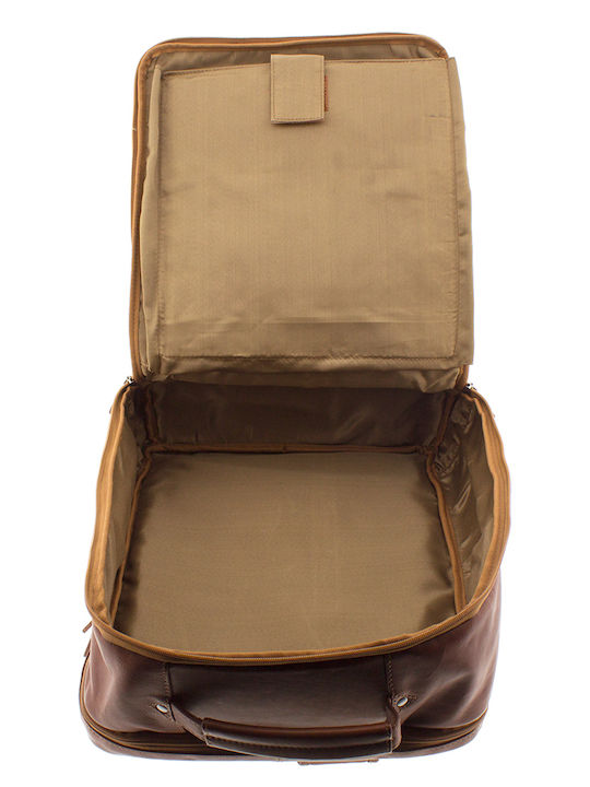 Rucsac Profesional Din Piele Rcm H43 Tabac maro