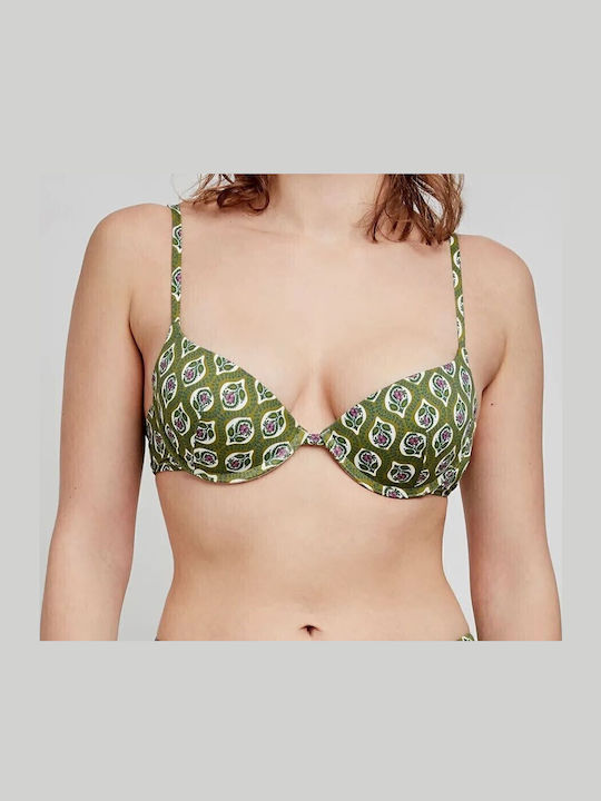 Padded Underwire Bikini Bra Multicolour 2/30203-Top