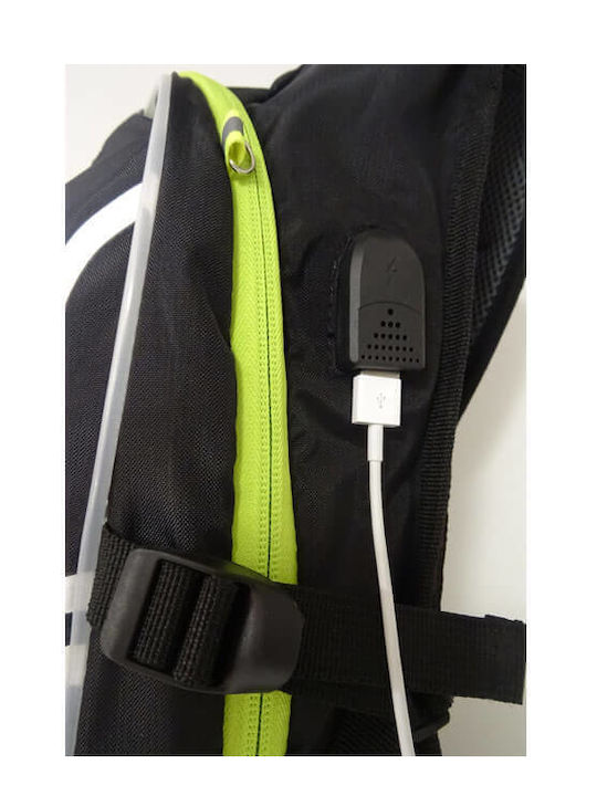 Σακίδιο Πλάτης Led Wheelbee Bike Stelvio Black