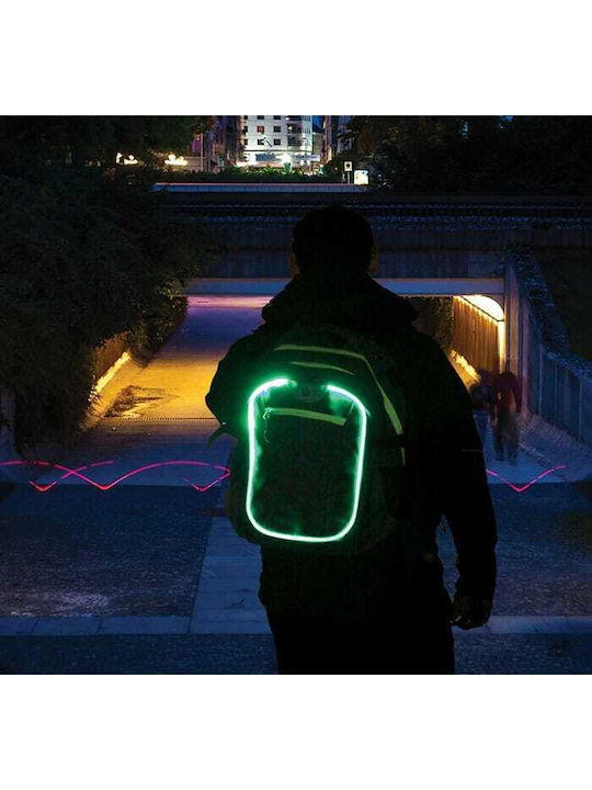 Σακίδιο Πλάτης Led Wheelbee Night Vision Blue Green White