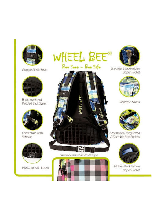 Backpack Led Wheelbee Night Vision Camouflage Pink