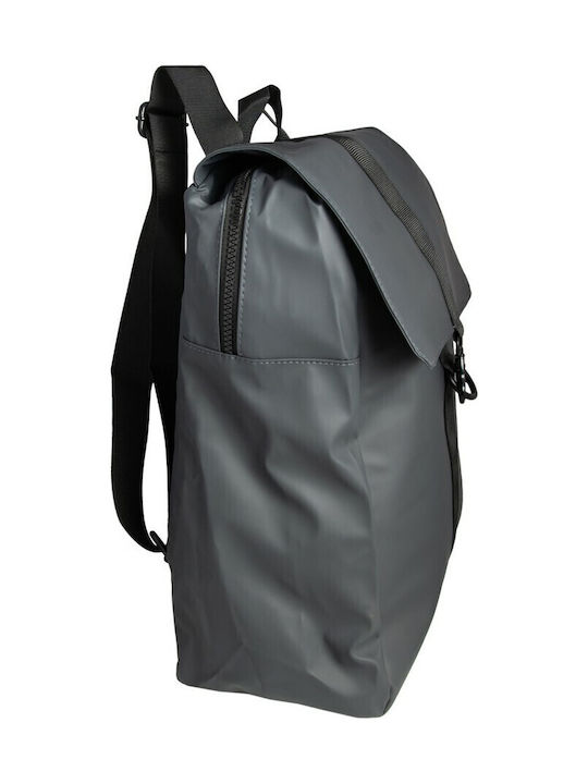 1910882 Waterproof Backpack With Metallic Clasp Khaki