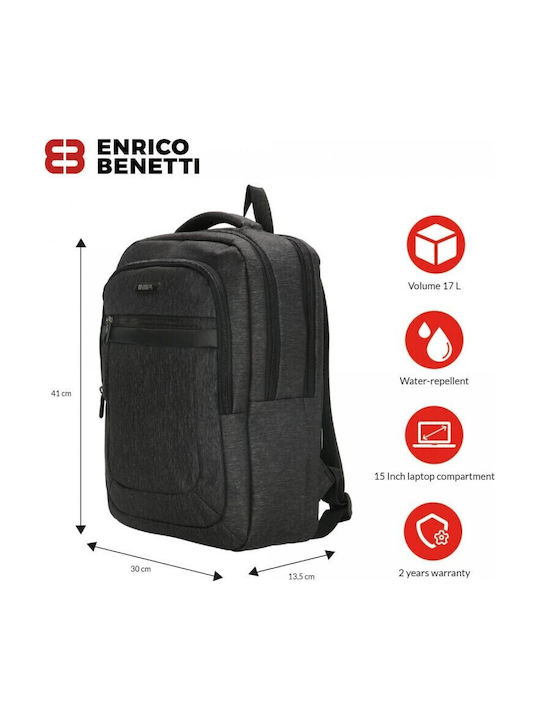 Professional Backpack 30*41*13.5 Enrico Benetti Dark Brown Tsa.101.02.03.032 62096