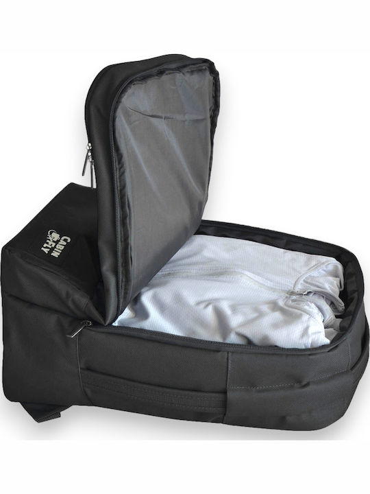 Cabinfly Cf001 Schwarzes Rucksack 40x20x25 20lt
