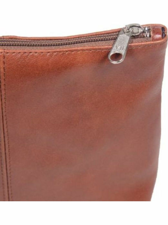 Kouros-δερμάτινο Νεσεσέρ-78-καφε