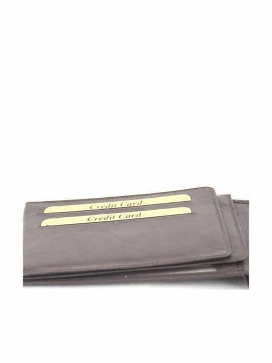 Kouros Leder Herrenbrieftasche 1005 Braun