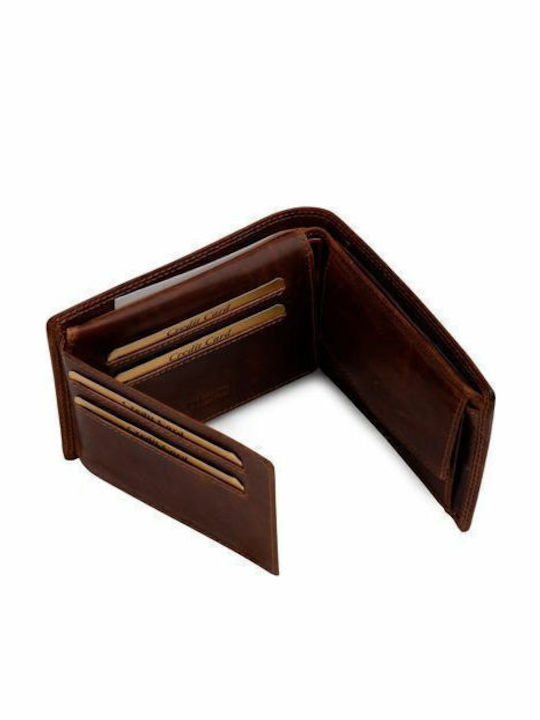 Kouros-Портфейл Кожен Кафяв 1005 Кара