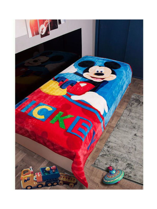 Dimcol Velvet Multicolour Blanket 160x220cm