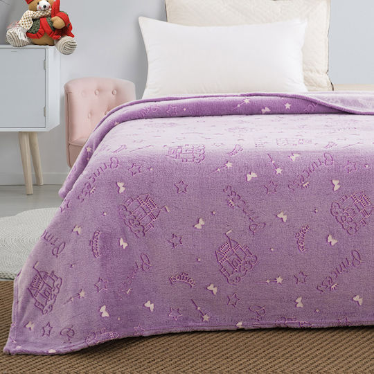 Beauty Home Blanket Art 6146 Glowing Lilac 160x220cm