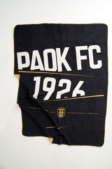 Vesta Home Paok Μονή 160x220εκ. Μαύρη Vesta Home Paok Μονή 160x220εκ. Μαύρη