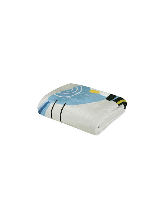 Das Home Blanket Fleece 4914 Blue, Grey, Mint 160x220cm