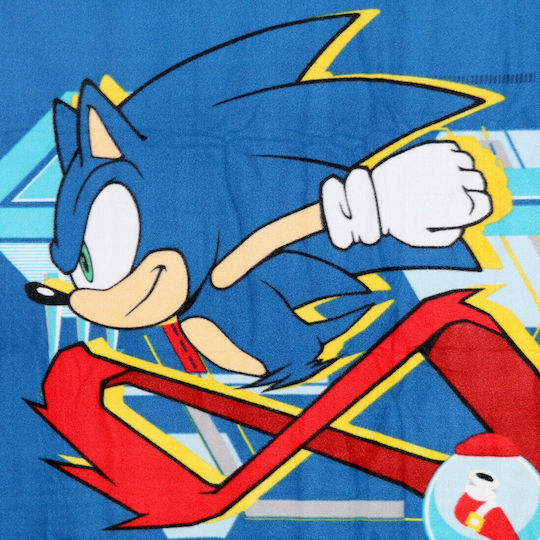 Sega Κουβέρτα Sonic The Hedgehog Fleece Blanket Μπλε 100x140εκ.