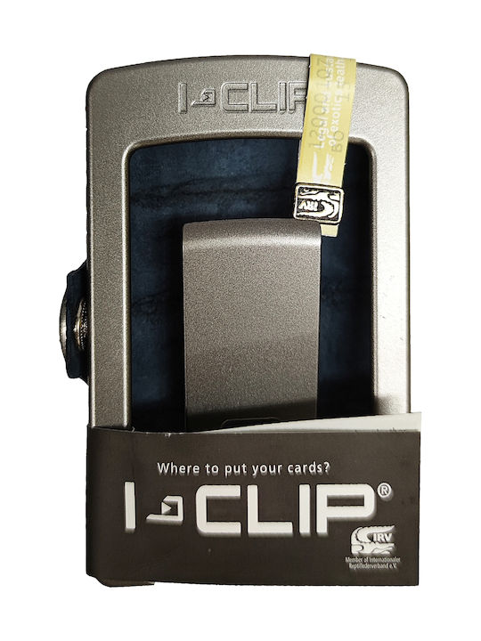 Leder 100 Herrenbrieftasche Kode Wallet-clip-3 Blau