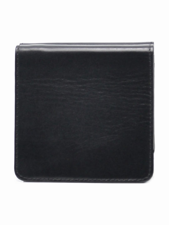 Leather 100 Δερματινο Πορτοφολι Κωδικος 05-wallet-t-555-1 Black