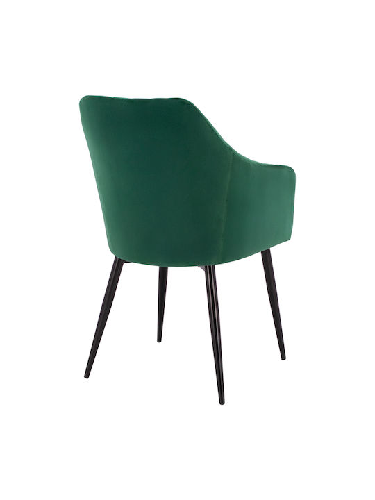 Charles Dining Room Velvet Armchair Cypress 57x63x83cm 2pcs