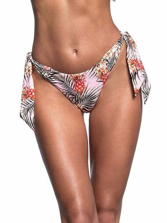 Bikini String με Κορδονάκια Ροζ