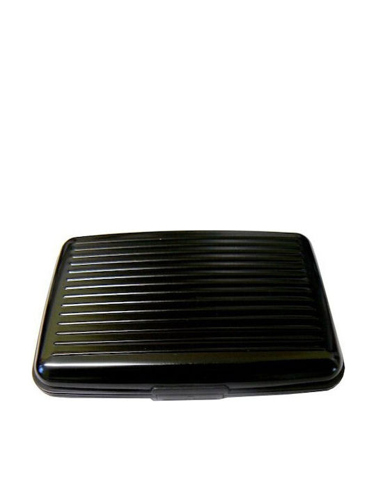 V-store Metal Security Wallet Credit Cards Skimming Protection Black