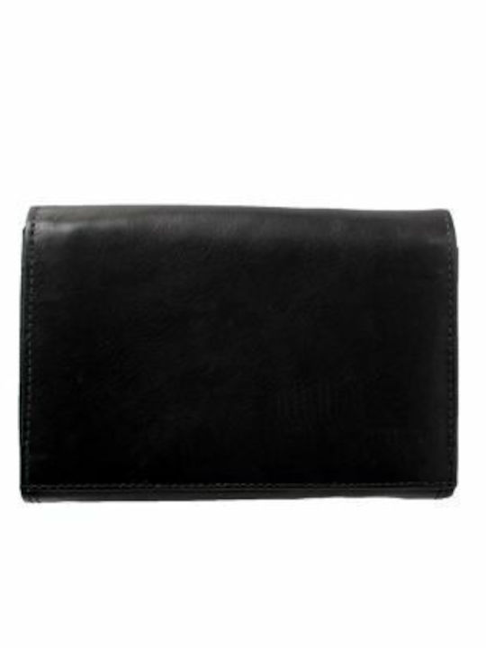 Kouros Leder Damenbrieftasche 356 Schwarz