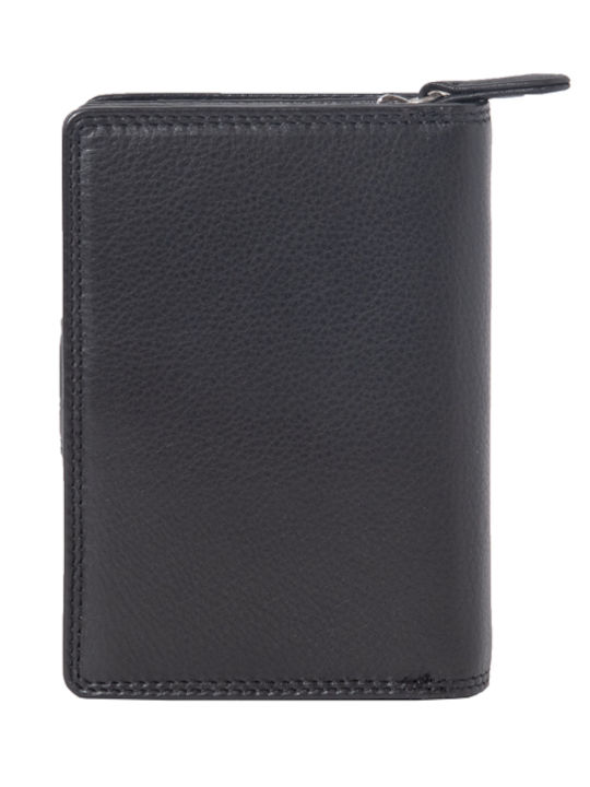 Kouros Leather Women's Wallet 6081RFID Black