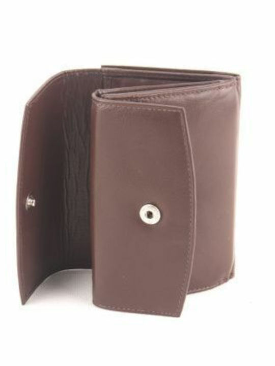 Kouros Leder Damenbrieftasche 7052 Braun