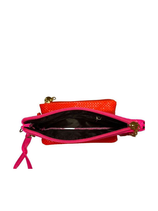 Damenbrieftasche Fuchsie 4 Fächer