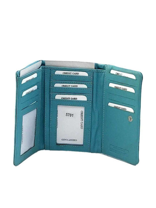 Women's Wallet Genuine Leather Premium Quality Light Turquoise