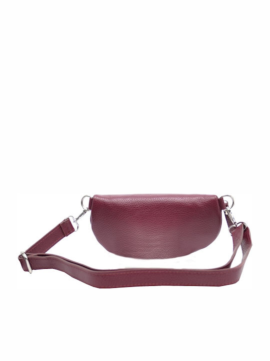 Leather 100 Δερματινη Γυναικεια Τσαντα Στηθουσ-μεσης Κωδικος 34-bag-2808-34 Purple