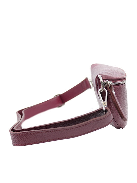 Leather 100 Δερματινη Γυναικεια Τσαντα Στηθουσ-μεσης Κωδικος 34-bag-2808-34 Purple
