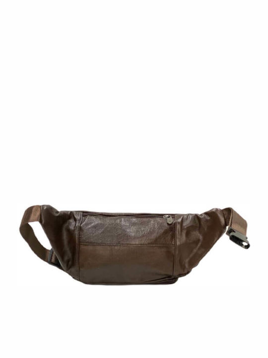 Men's Bum Bag Genuine Leather Excellent Quality Brown