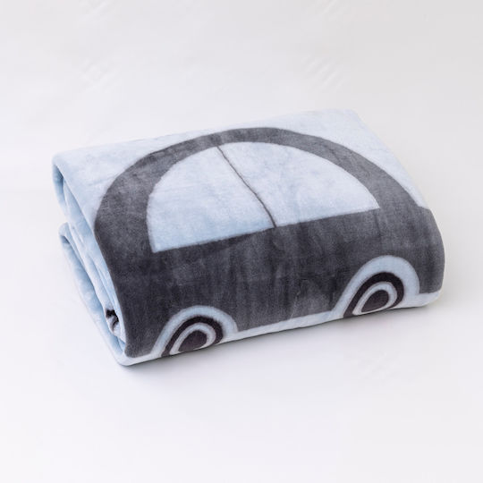 Borea Blanket Car Light Blue 150x220cm Borea Blanket Car Light Blue 150x220cm