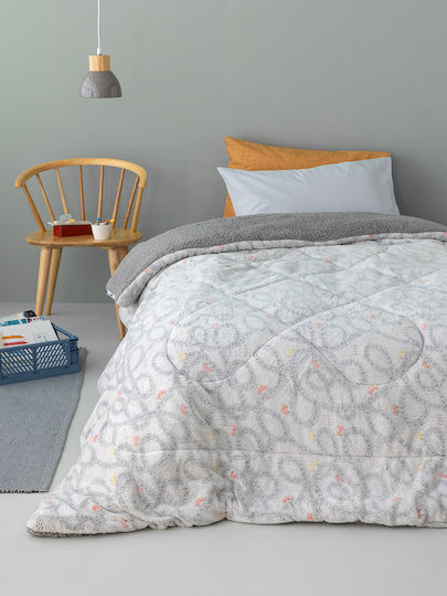 Palamaiki Blanket Fleece Luminous Trip Glowing Gray 160x220cm