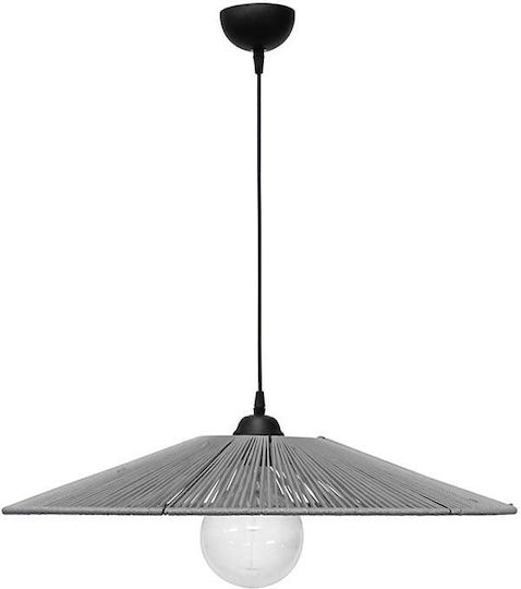 Heronia Pendant Light Orange with Rope for Socket E27 60x60cm
