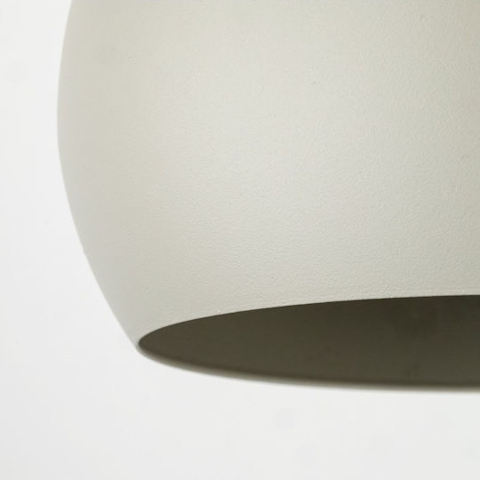 TK Lighting Κρεμαστό Φωτιστικό Μαύρο με Ντουί E27 17x17εκ.