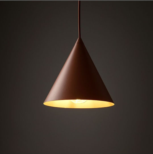 TK Lighting Висящо осветително тяло Кафяв