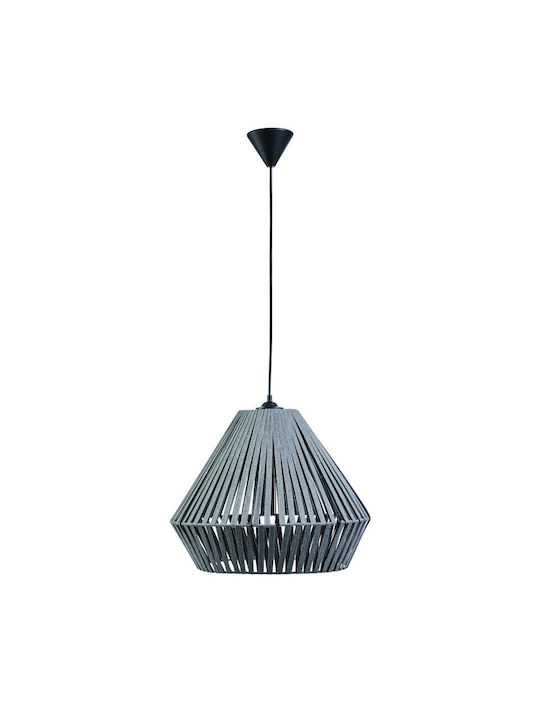 ArkoLight Κρεμαστό Φωτιστικό Μαύρο με Ντουί E27 40εκ.