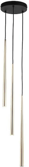 TK Lighting Κρεμαστό Φωτιστικό Καφέ με Ντουί G9 20x20εκ.