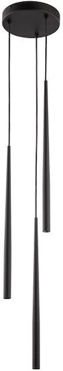 TK Lighting Κρεμαστό Φωτιστικό Καφέ με Ντουί G9 20x20εκ.